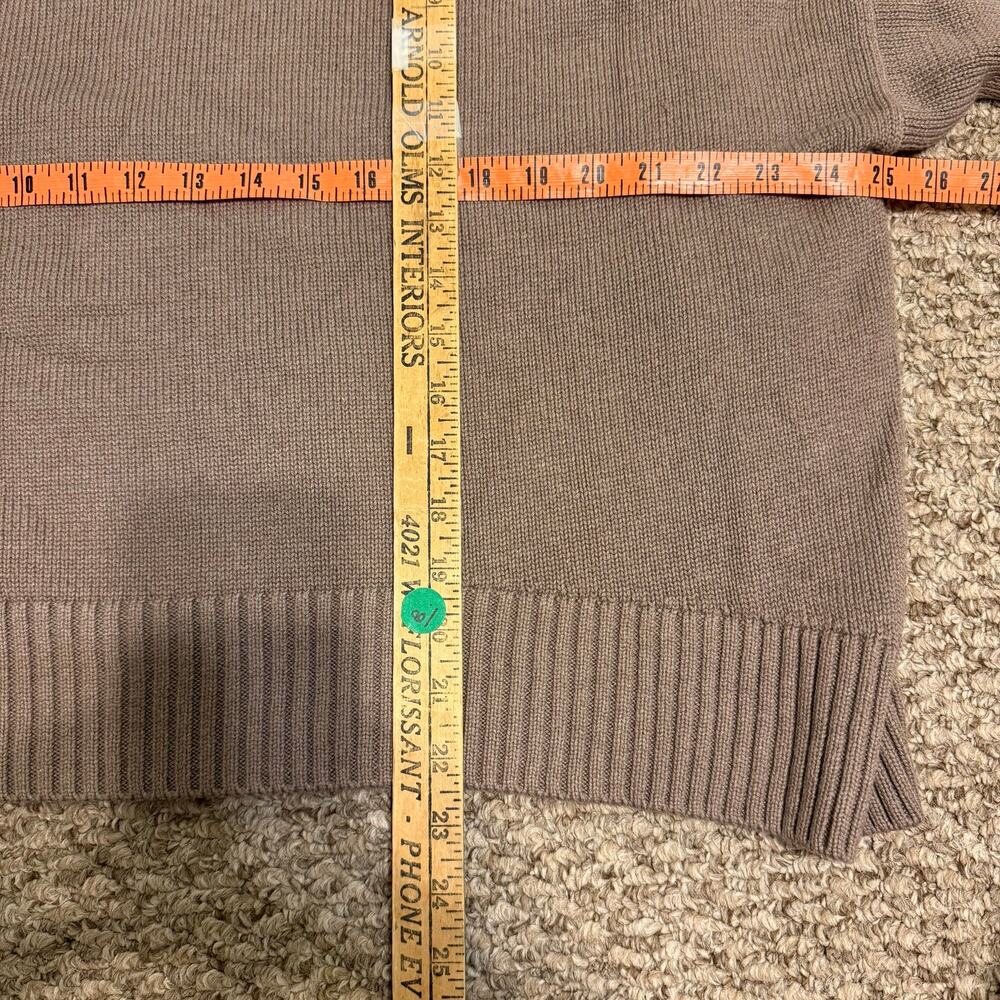 Quince | 100% Organic Cotton Boyfriend Crewneck Sweater in Cafe Au Laif Preppy - Picture 5 of 9